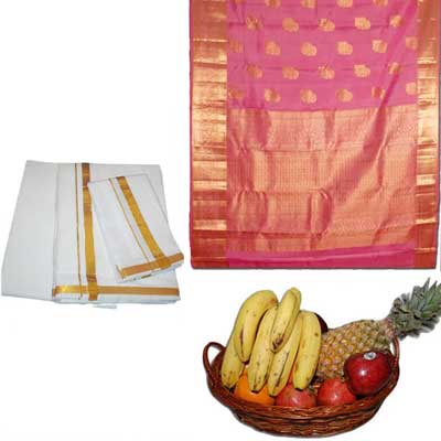 "Fancy Ikkat print cotton Seico Saree HSNM-45 - Click here to View more details about this Product